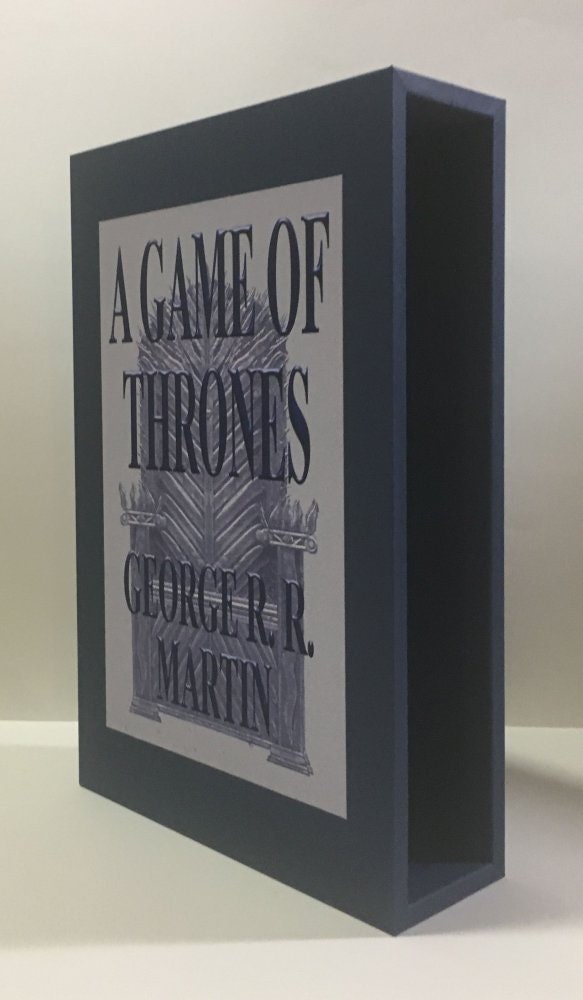 CUSTOM SLIPCASE for George R. R. Martin - A Game Of Thrones - 1st Printing / 1st Printing