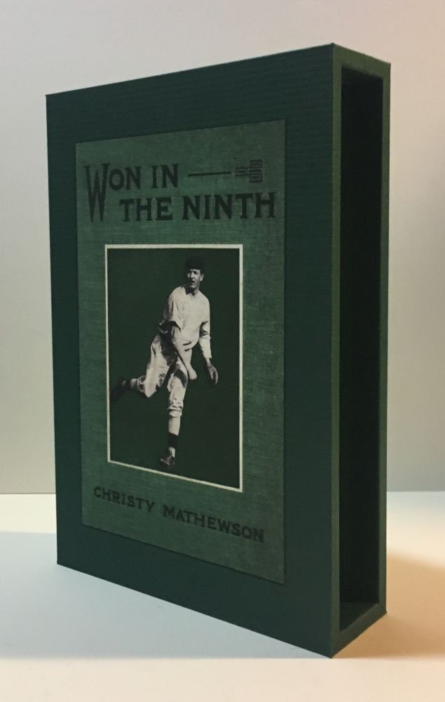 CUSTOM SLIPCASE for Christy Mathewson - Won In The Ninth - 1st Printing / 1st Printing