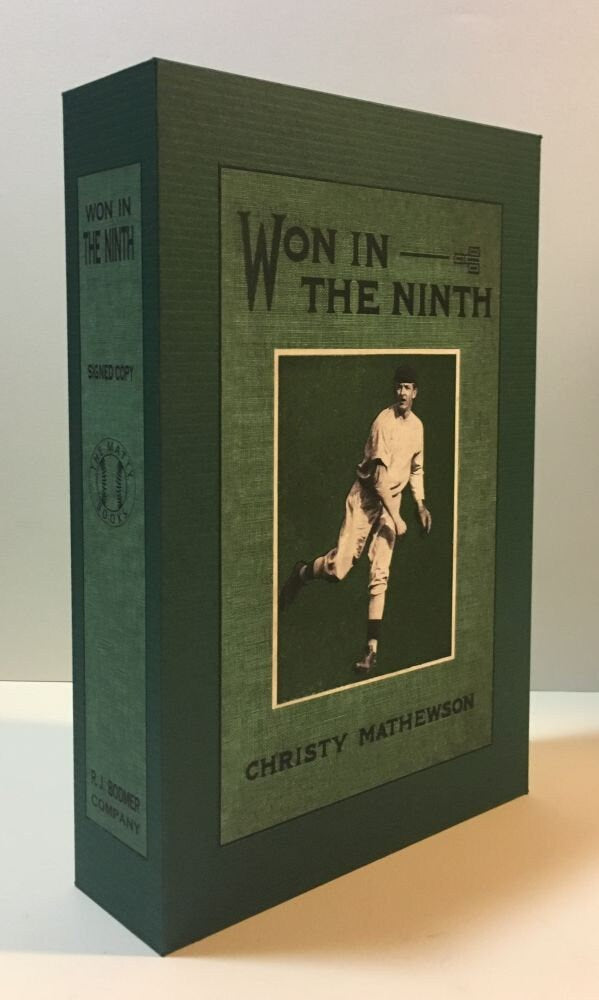 CUSTOM SLIPCASE for Christy Mathewson - Won In The Ninth - 1st Printing / 1st Printing