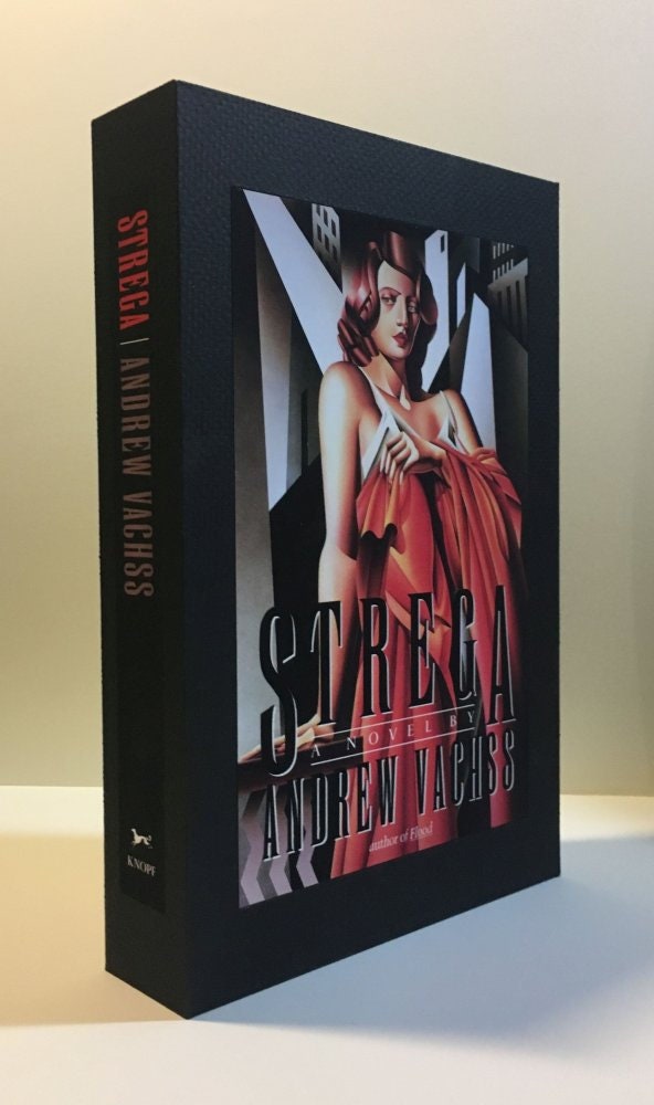 CUSTOM SLIPCASE for Andrew Vachss - Strega - 1st Edition / 1st Printing