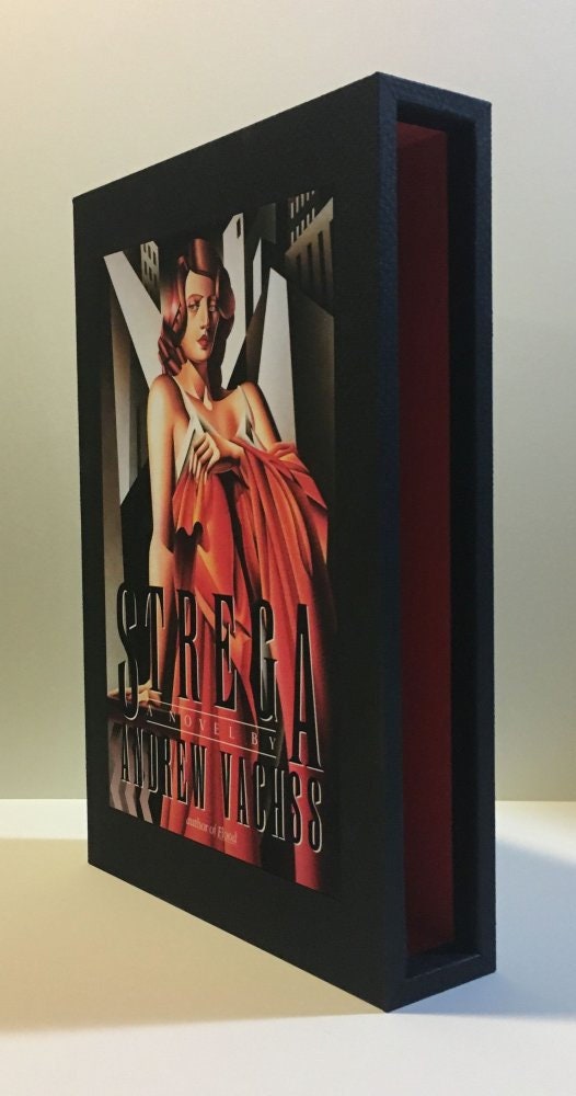 CUSTOM SLIPCASE for Andrew Vachss - Strega - 1st Edition / 1st Printing