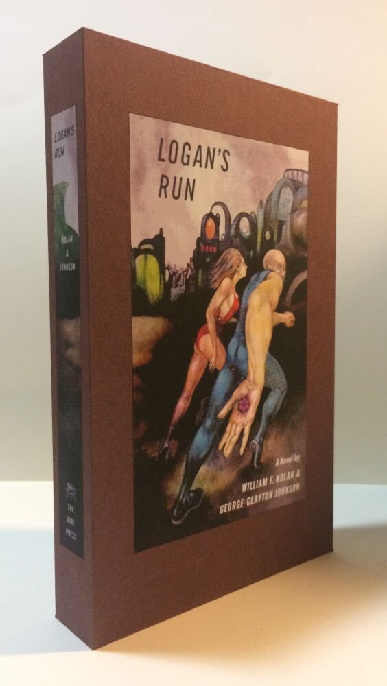 CUSTOM SLIPCASE for William F. Nolan - Logan's Run - 1st Edition / 1st Printing