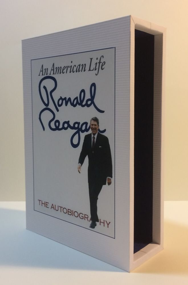 CUSTOM SLIPCASE for Ronald Reagan - An American Life - 1st Edition / 1st Printing