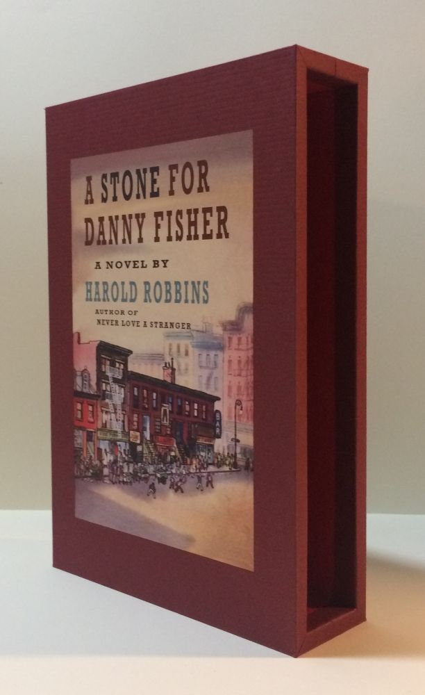 CUSTOM SLIPCASE for Harold Robbins - A Stone For Danny Fisher - 1st Edition / 1st Printing