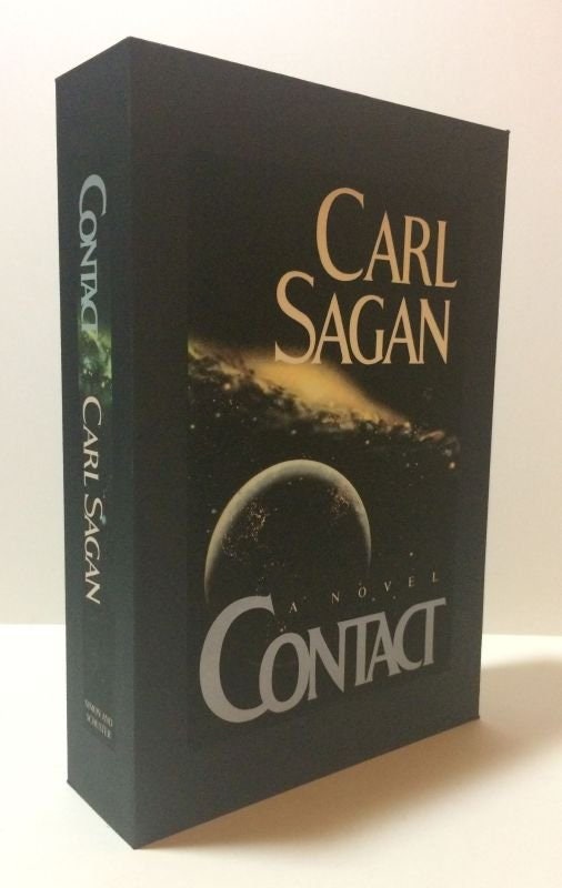 CUSTOM SLIPCASE for Carl Sagan - Contact - 1st Printing / 1st Printing