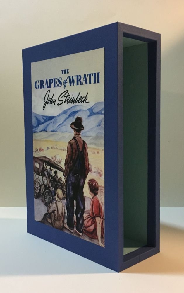 CUSTOM SLIPCASE for John Steinbeck - The Grapes Of Wrath - 1st Printing / 1st Printing