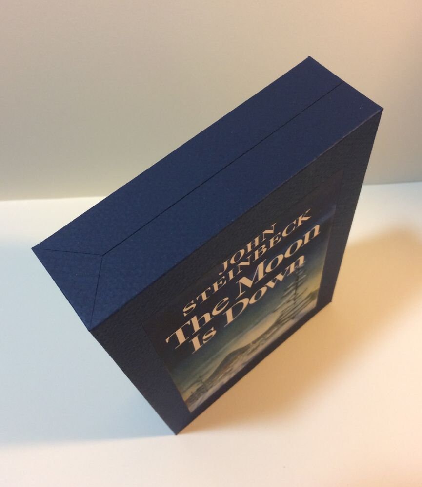 CUSTOM SLIPCASE for John Steinbeck - The Moon Is Down - 1st Printing / 1st Printing