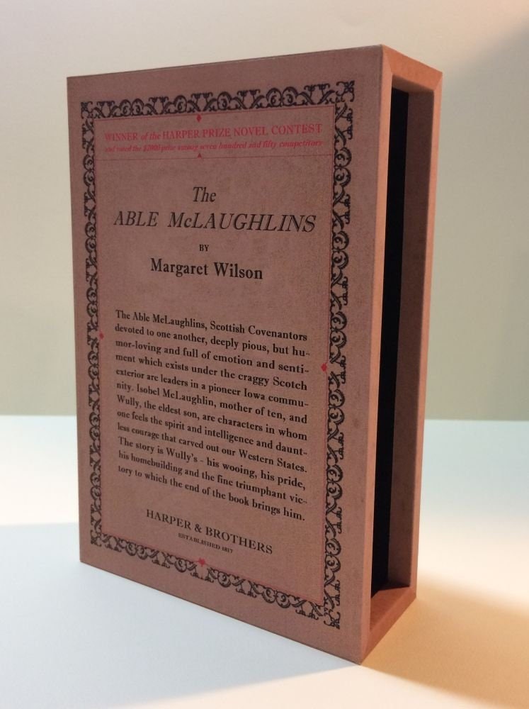 CUSTOM SLIPCASE for Margaret Wilson - The Able McLaughlins - 1st Edition / 1st Printing