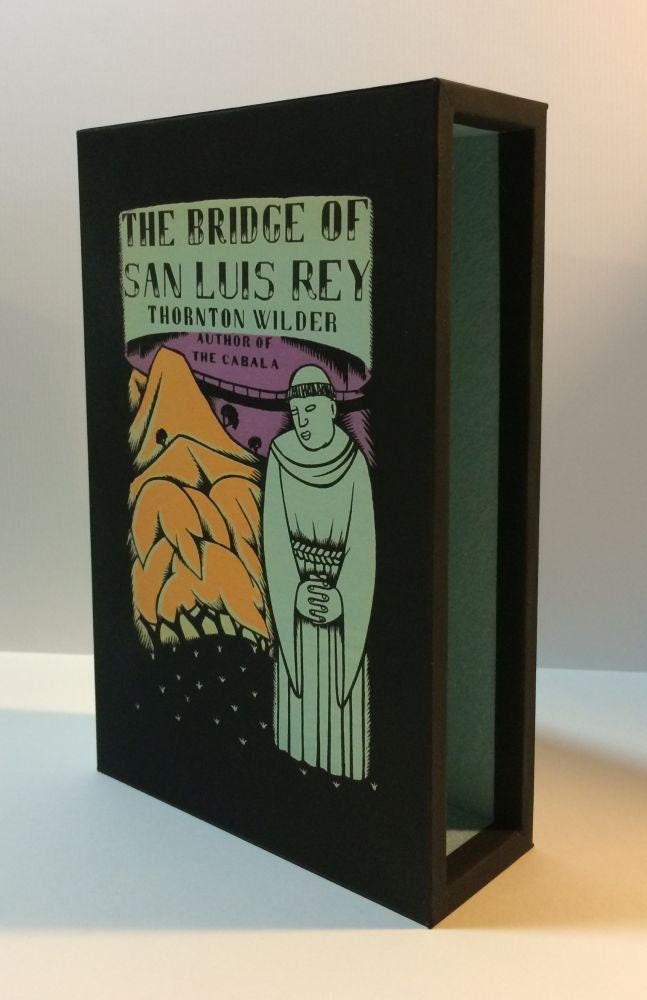 CUSTOM SLIPCASE for Thornton Wilder - The Bridge of San Luis Rey - 1st Edition / 1st Printing