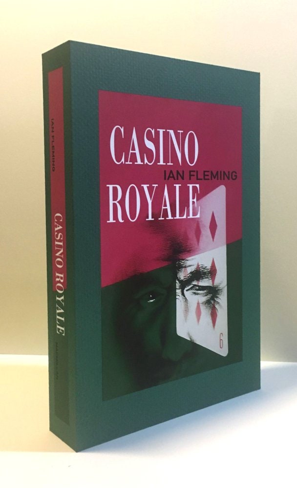 CUSTOM SLIPCASE for Ian Fleming - Casino Royale - 1st / 1st  Red Interior