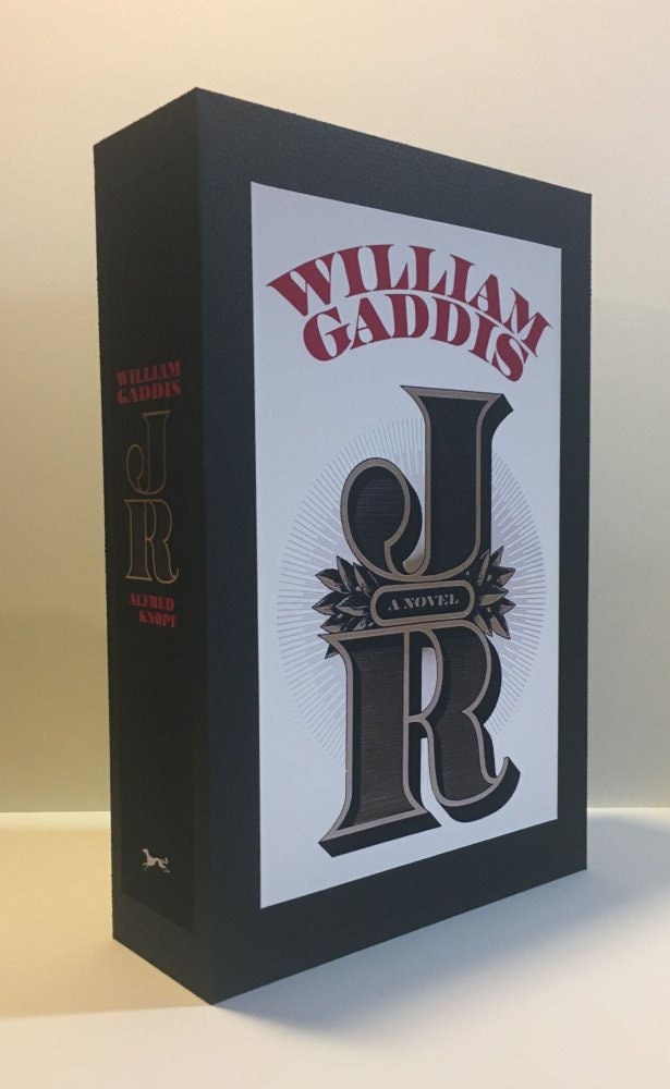 CUSTOM SLIPCASE for William Gaddis - J. R. - 1st Edition / 1st Printing