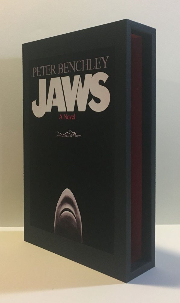 CUSTOM SLIPCASE for Peter Benchley - Jaws - 1st Edition / 1st Printing