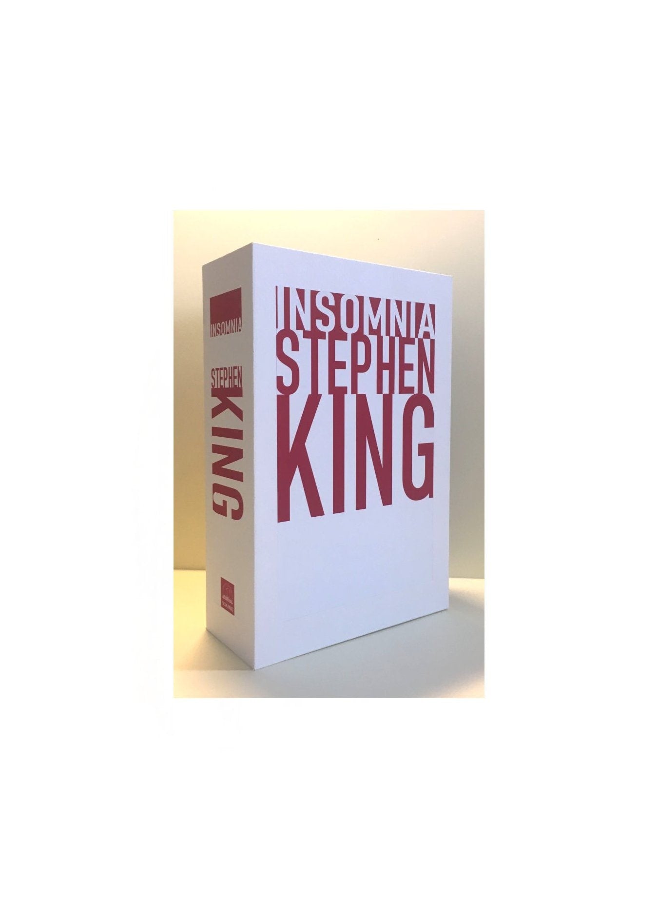 CUSTOM SLIPCASE for Stephen King - Insomnia - 1st Edition / 1st Printing (White)