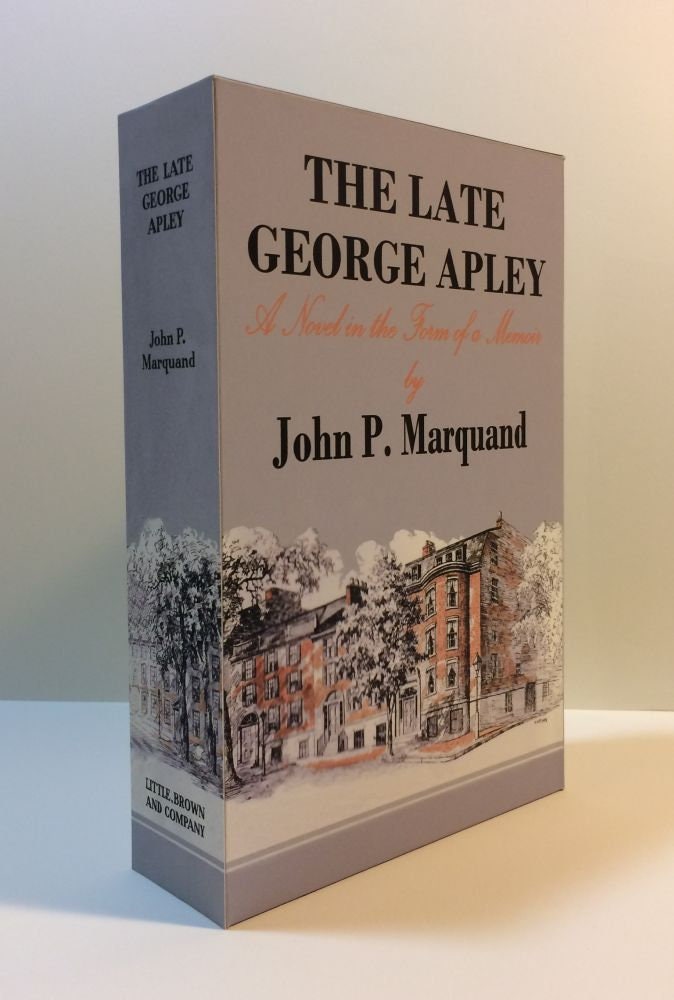 CUSTOM SLIPCASE for John P. Marquand  - The Late George Appley - 1st / 1st