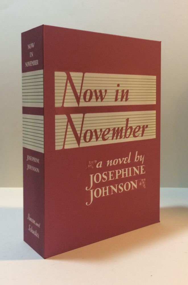 CUSTOM SLIPCASE for Josephine Johnson - Now In November - 1st Edition / 1st Printing