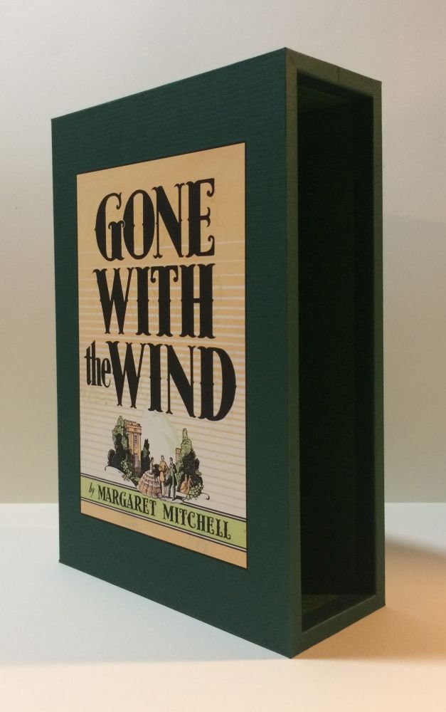 CUSTOM SLIPCASE for Margaret Mitchell - Gone With The Wind -  1st Edition / 1st Printing (Green)