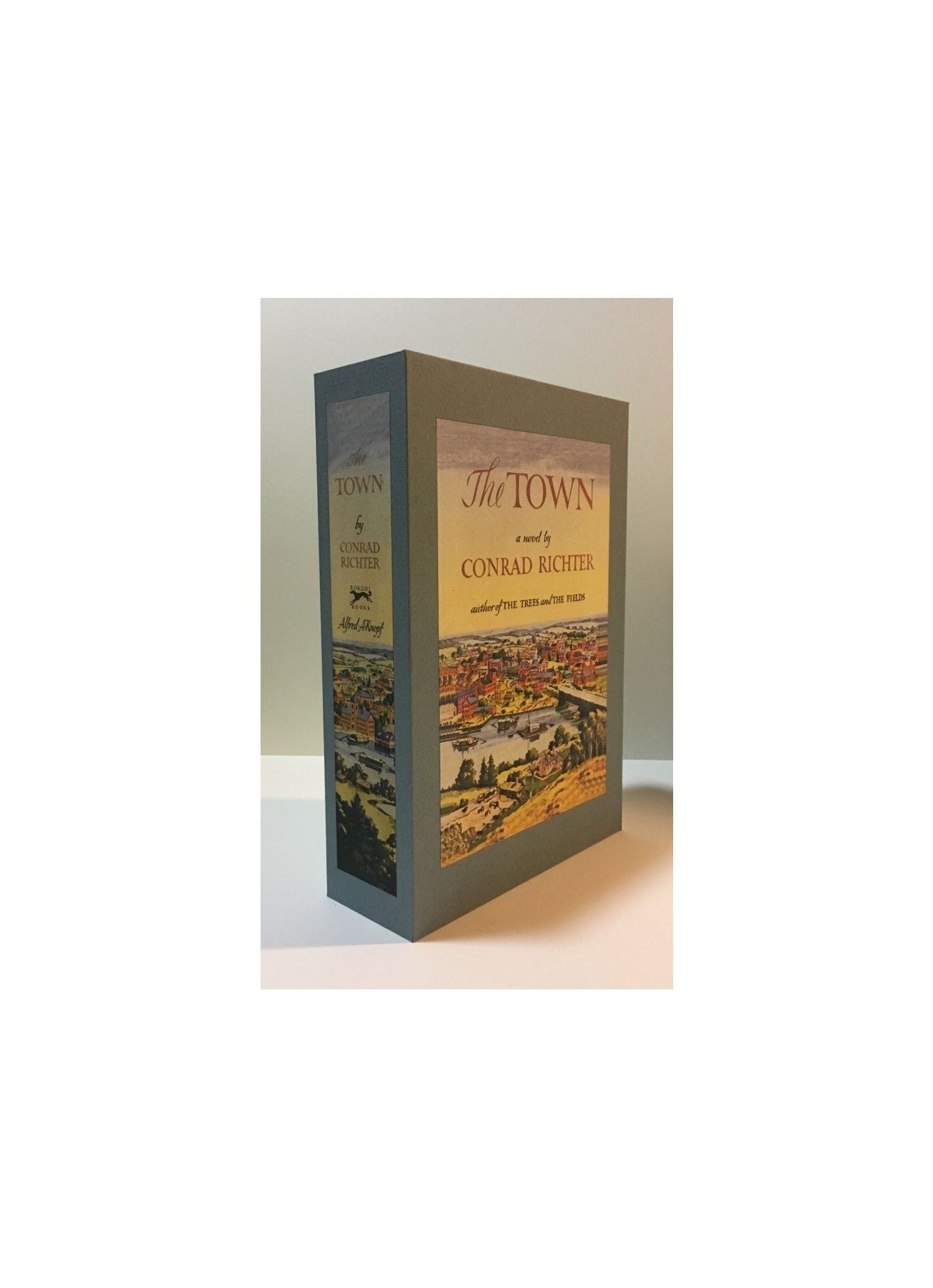 CUSTOM SLIPCASE for Conrad Richter - The Town - 1st Printing / 1st Printing