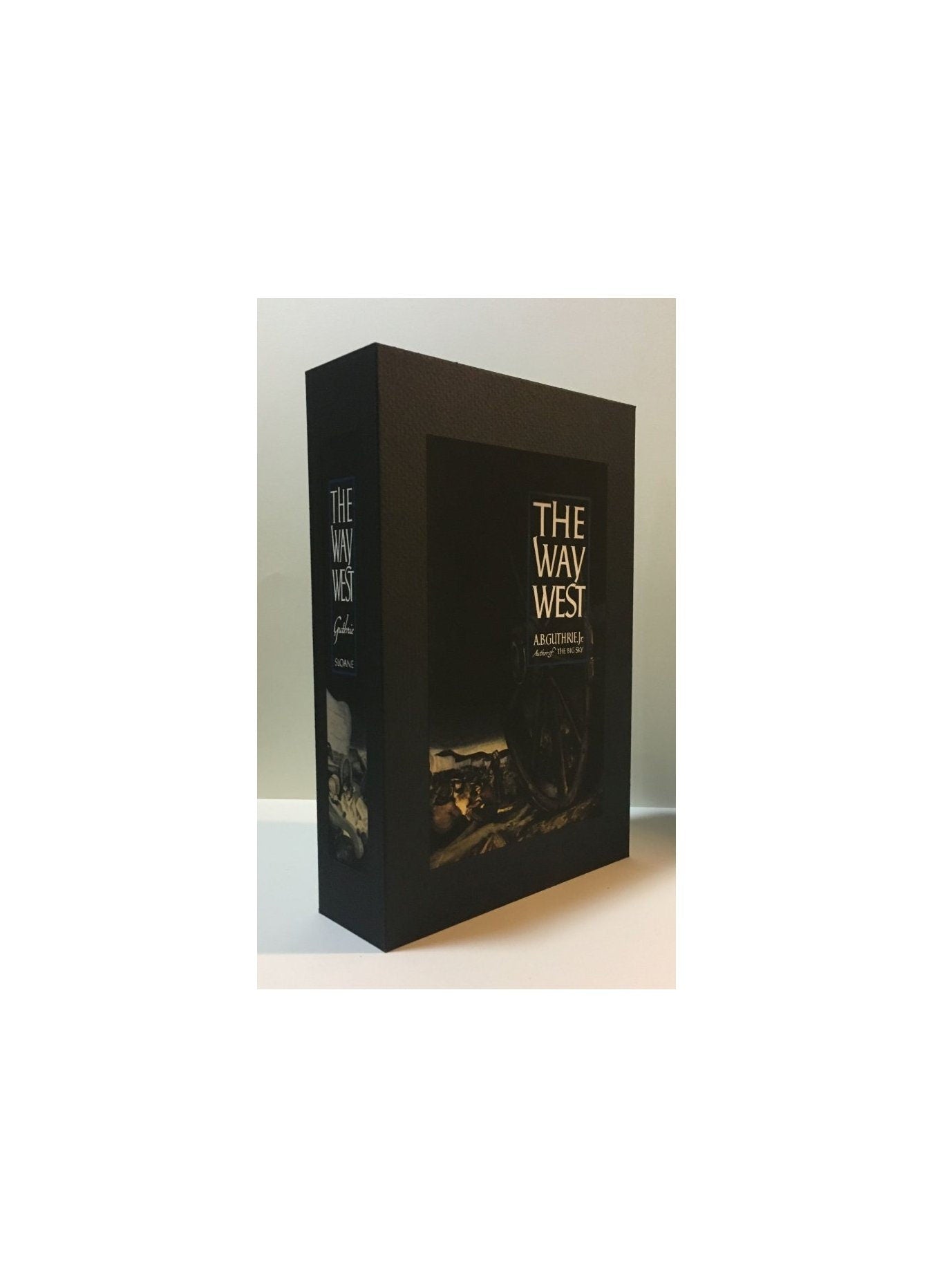 CUSTOM SLIPCASE for A. B. Guthrie Jr. - The Way West - 1st Printing / 1st Printing