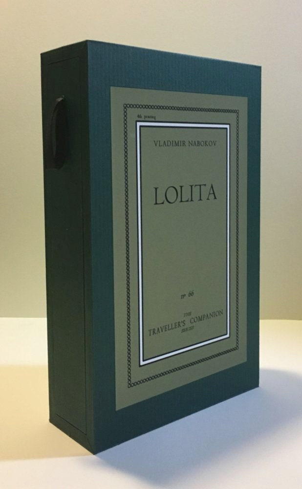 CUSTOM SLIPCASE for Vladimir Nabokov - Lolita - Travelers Companion Two Volume Set