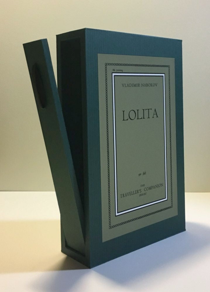 CUSTOM SLIPCASE for Vladimir Nabokov - Lolita - Travelers Companion Two Volume Set