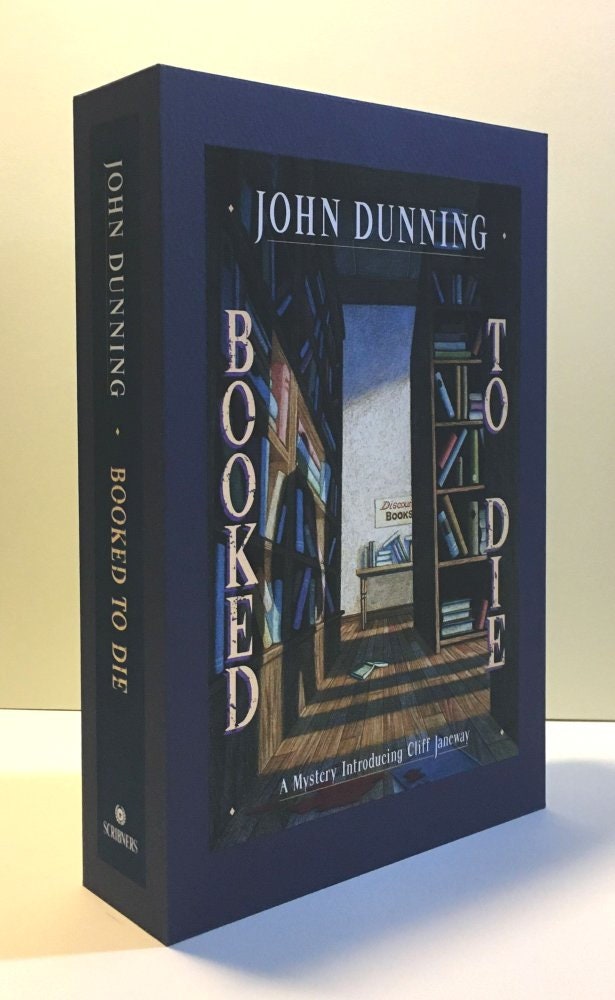 CUSTOM SLIPCASE for John Dunning - Booked To Die - 1st Printing / 1st Printing