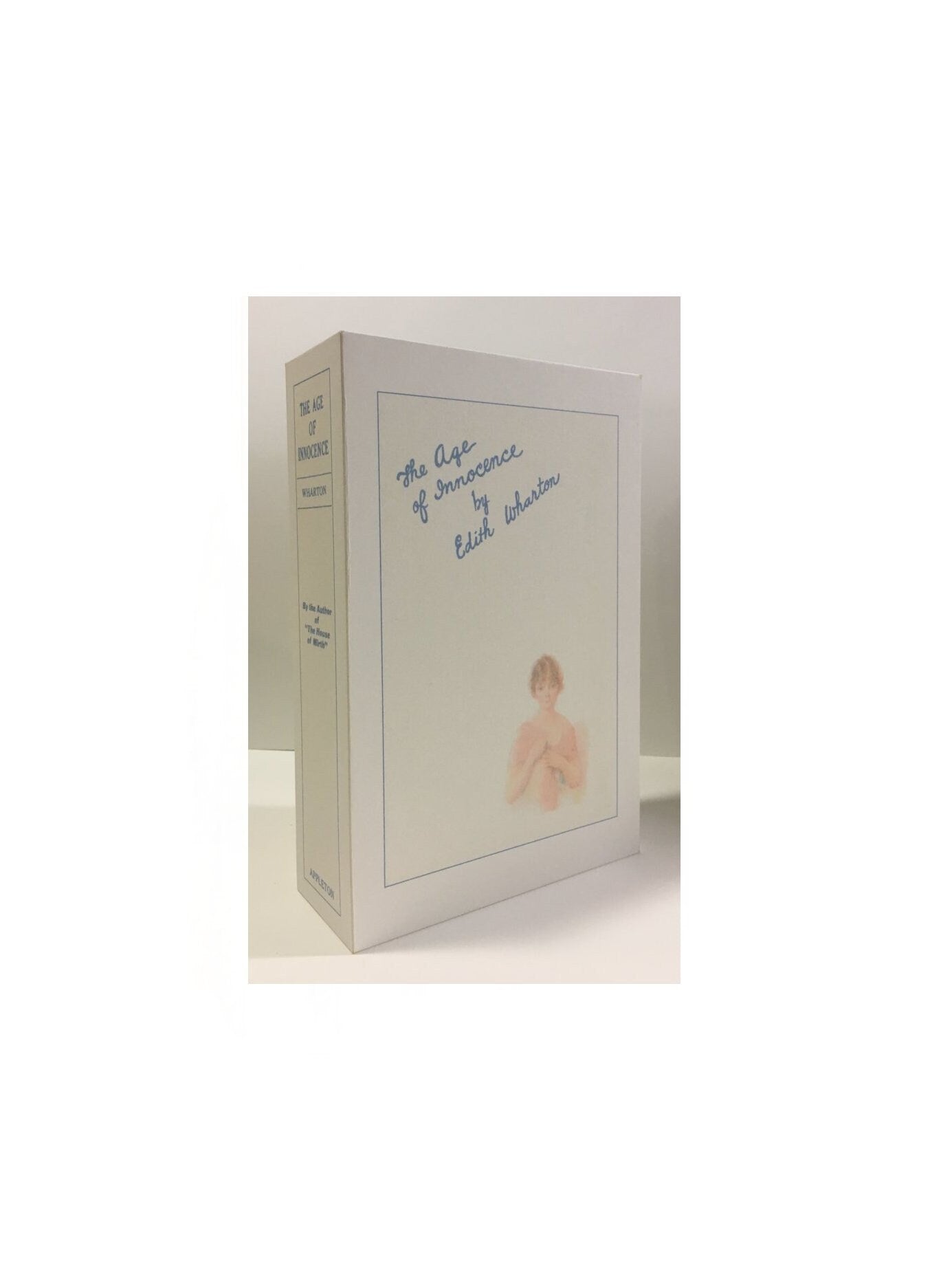 CUSTOM SLIPCASE for Edith Wharton - Age Of Innocence - 1st Printing / 1st Printing