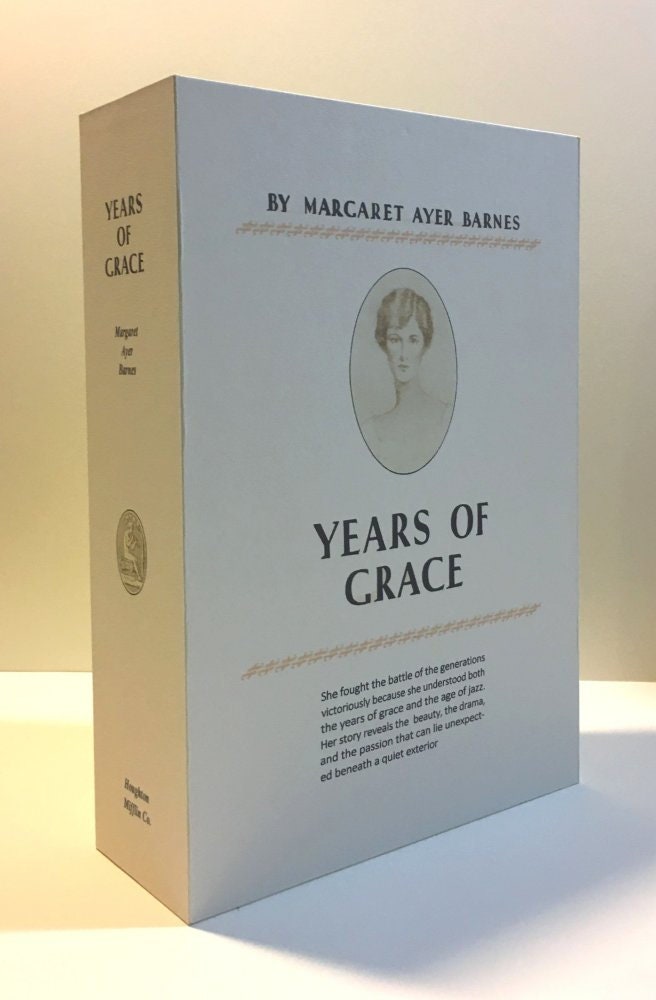 CUSTOM SLIPCASE for Margaret Ayers Barnes - Years Of Grace - 1st Printing / 1st Printing