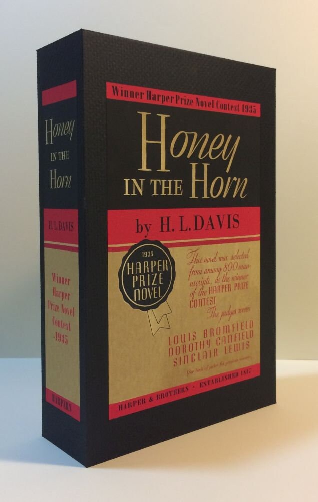 CUSTOM SLIPCASE for H. L. Davis - Honey In The Horn - 1st Printing / 1st Printing