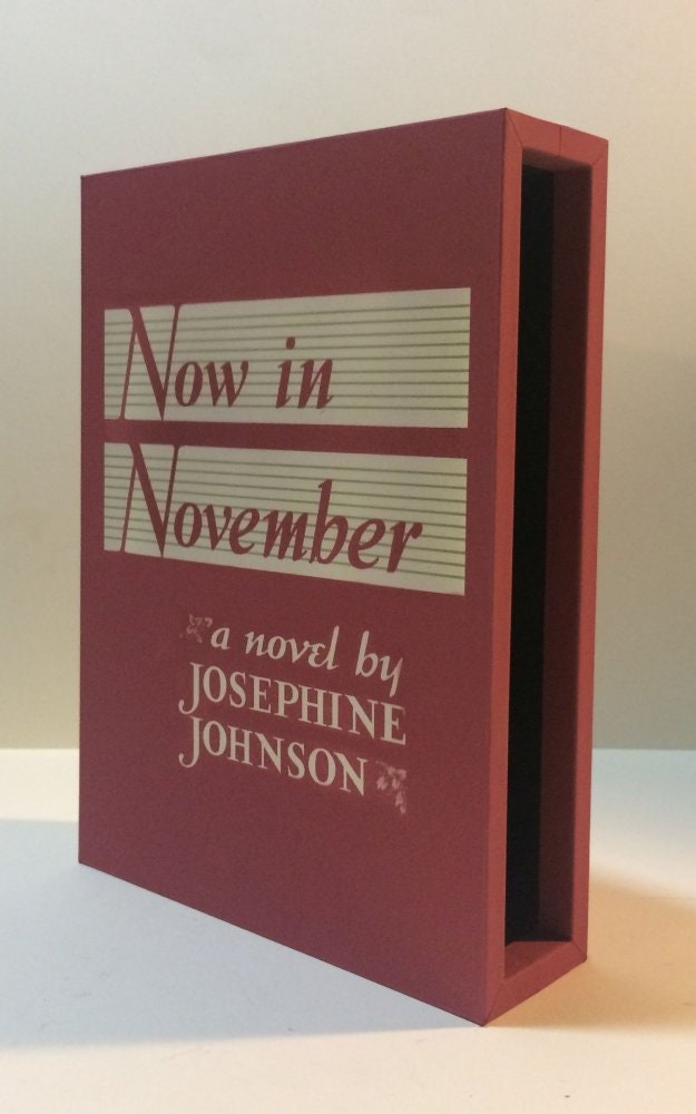 CUSTOM SLIPCASE for Josephine Johnson - Now In November - 1st Edition / 1st Printing