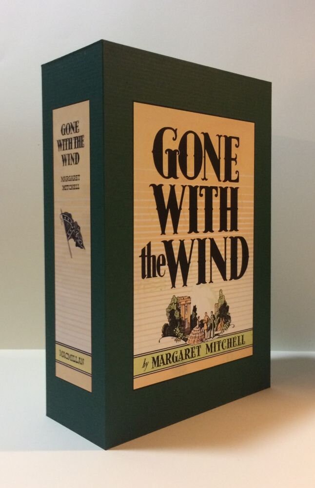 CUSTOM SLIPCASE for Margaret Mitchell - Gone With The Wind -  1st Edition / 1st Printing (Green)