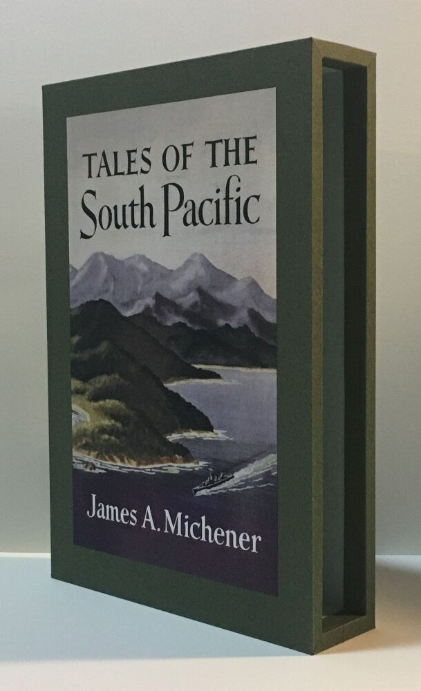 CUSTOM SLIPCASE for James A. Michener - Tales Of The South Pacific -  1st Edition / 1st Printing