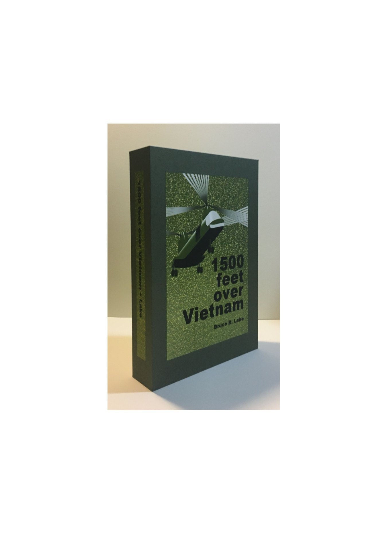 CUSTOM SLIPCASE for Bruce Ward - 1500 Feet Over Vietnam - 1st Printing / 1st Printing