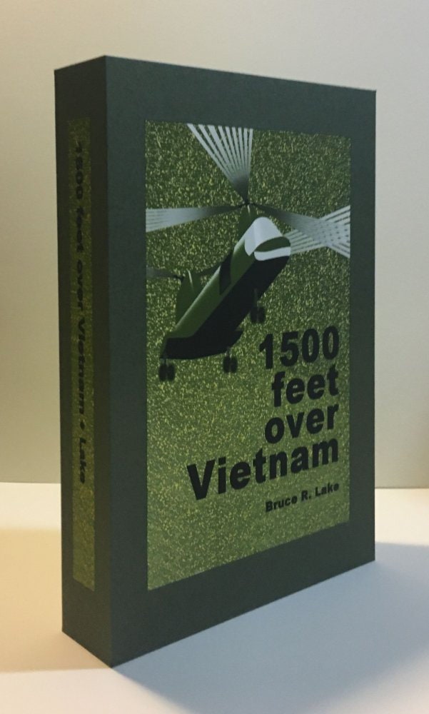 CUSTOM SLIPCASE for Bruce Ward - 1500 Feet Over Vietnam - 1st Printing / 1st Printing