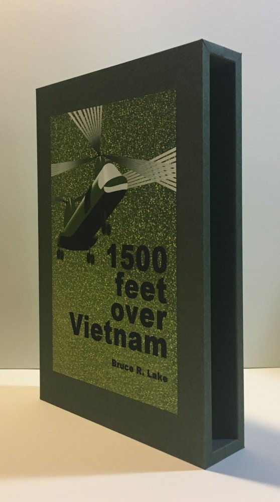 CUSTOM SLIPCASE for Bruce Ward - 1500 Feet Over Vietnam - 1st Printing / 1st Printing