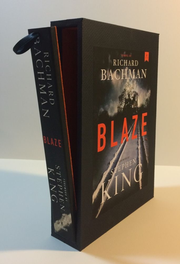 CUSTOM SLIPCASE for Bachman / King - Blaze - 1st Edition / 1st Printing (Removable Spine)