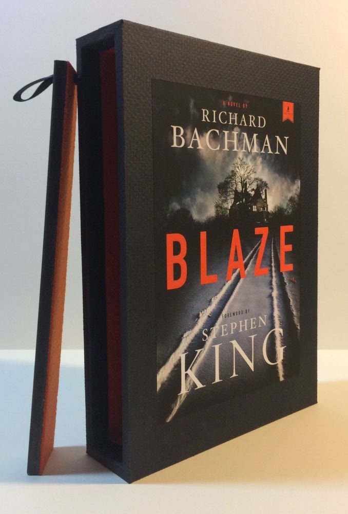 CUSTOM SLIPCASE for Bachman / King - Blaze - 1st Edition / 1st Printing (Removable Spine)