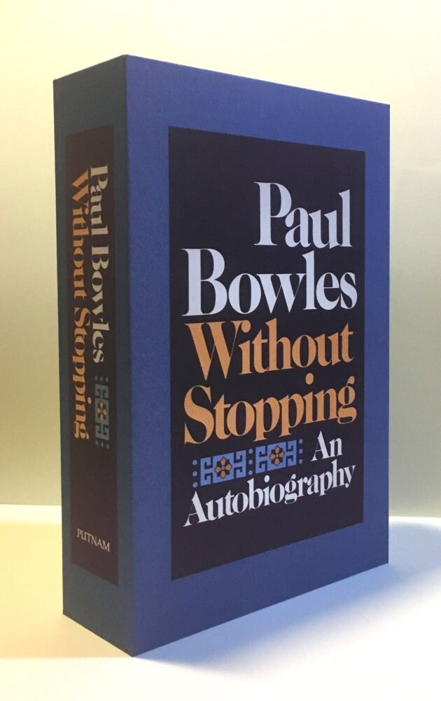 CUSTOM SLIPCASE for Paul Bowles - Without Stopping  1st Edition / 1st Printing