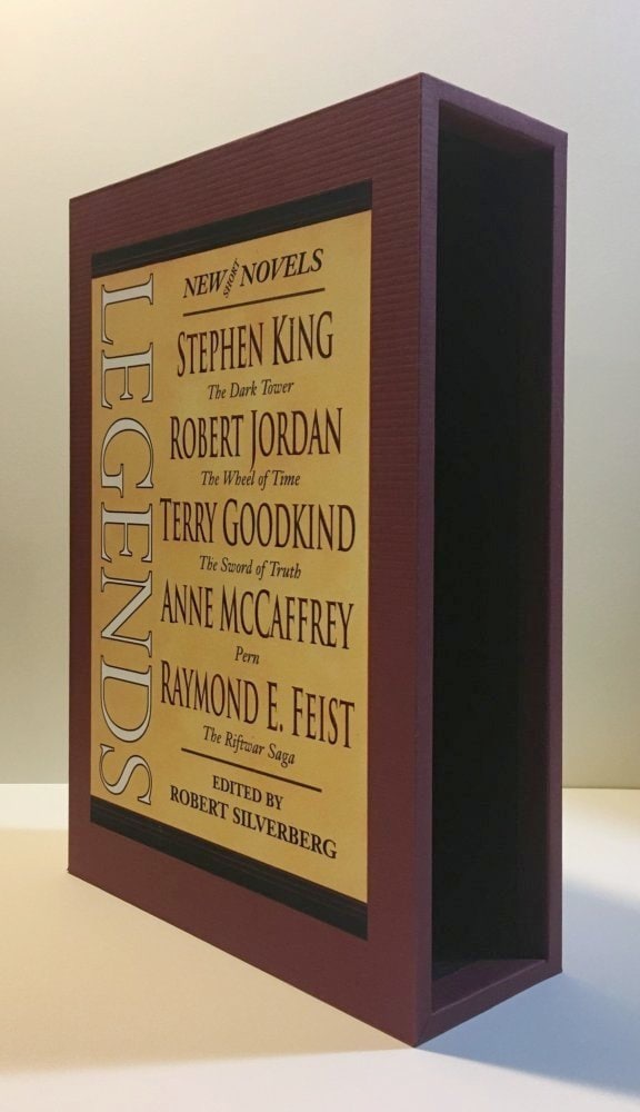 CUSTOM SLIPCASE for Robert Silverberg - LEGENDS - King, Goodkind, McCaffrey, Feist, Jordan