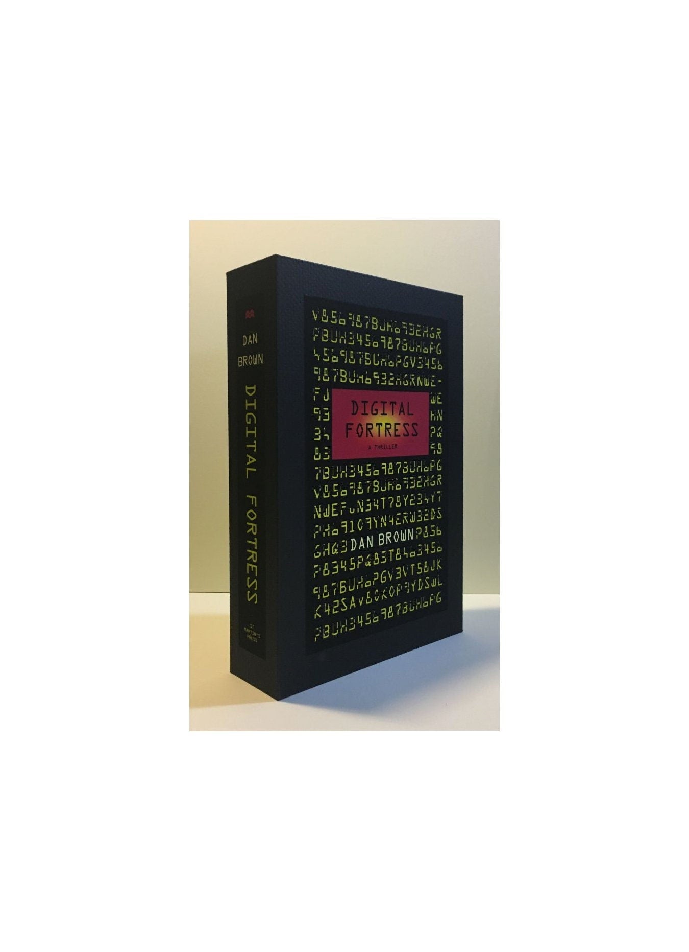 CUSTOM SLIPCASE for Dan Brown - Digital Fortress - 1st Printing / 1st Printing