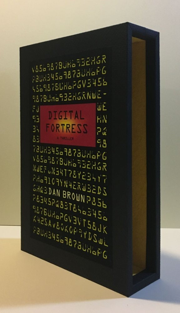 CUSTOM SLIPCASE for Dan Brown - Digital Fortress - 1st Printing / 1st Printing