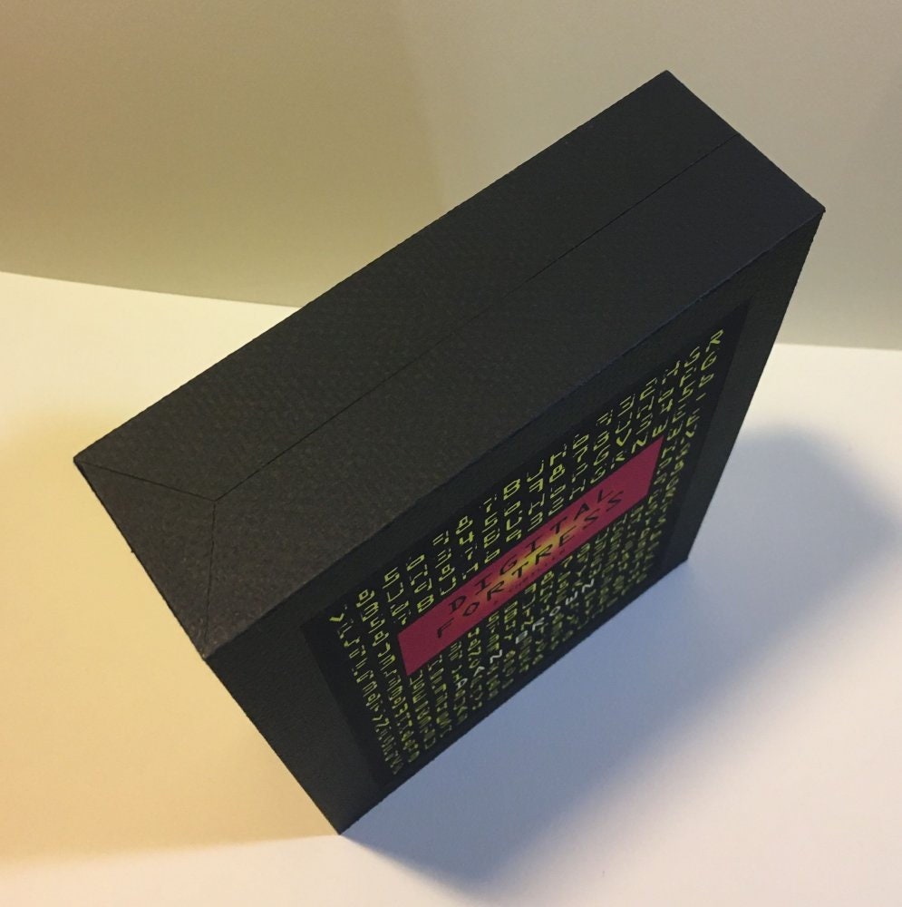 CUSTOM SLIPCASE for Dan Brown - Digital Fortress - 1st Printing / 1st Printing