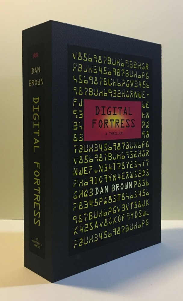 CUSTOM SLIPCASE for Dan Brown - Digital Fortress - 1st Printing / 1st Printing