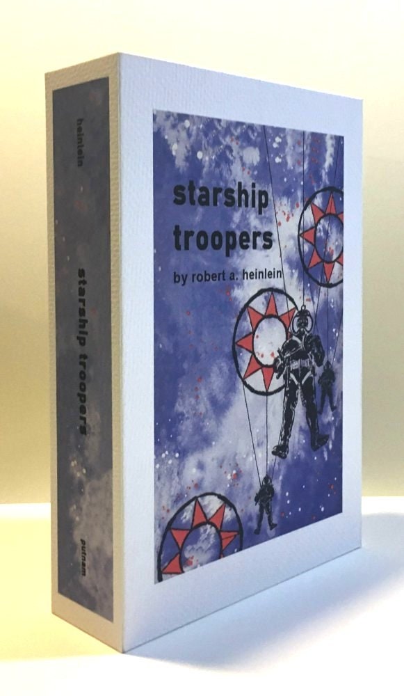 CUSTOM SLIPCASE for Robert A. Heinlein - Starship Troopers - 1st Edition / 1st Printing