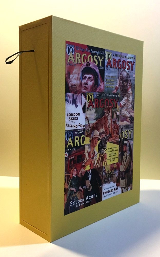 CUSTOM SLIPCASE for Edgar Rice Burroughs - Carson Of Venus -  Argosy Weekly 6 Vol Jan 8 - Feb 12