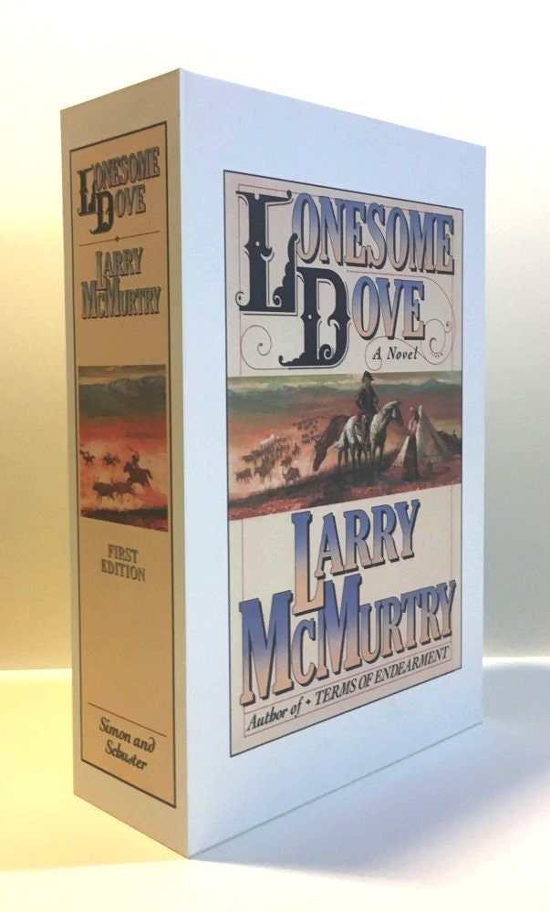 CUSTOM SLIPCASE for Larry McMurtry - Lonesome Dove - 1st Edition / 1st Printing