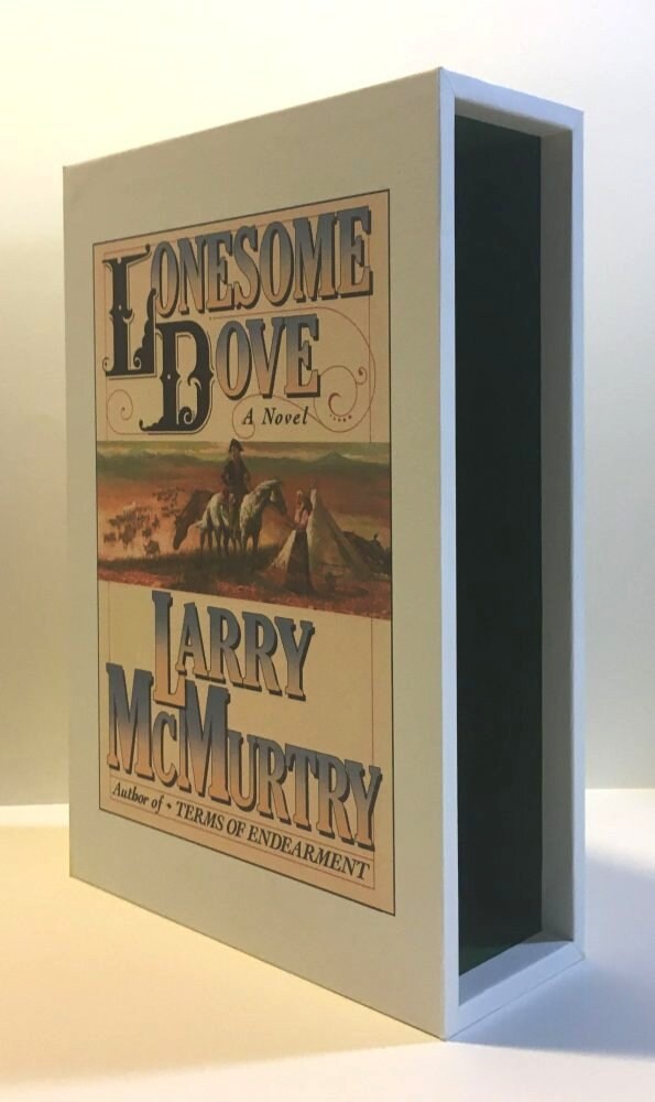 CUSTOM SLIPCASE for Larry McMurtry - Lonesome Dove - 1st Edition / 1st Printing