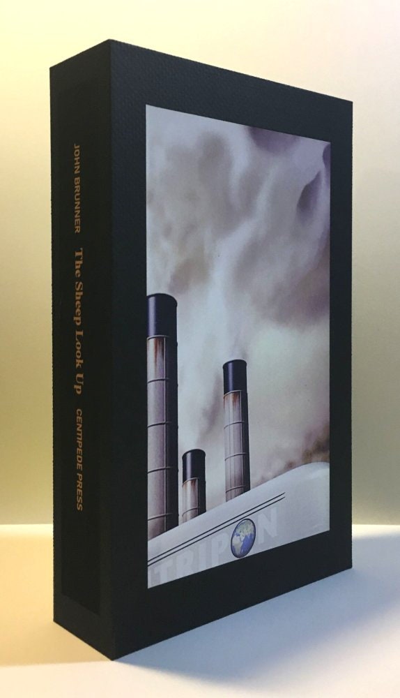 CUSTOM SLIPCASE for John Brunner - The Sheep Look Up - Centipede Press Edition