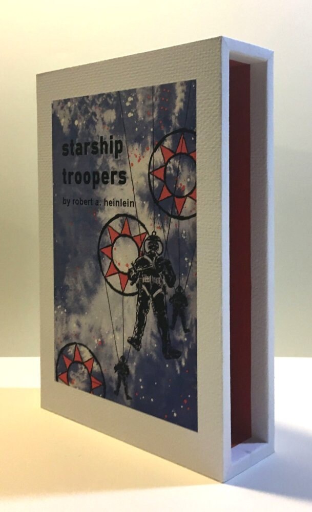 CUSTOM SLIPCASE for Robert A. Heinlein - Starship Troopers - 1st Edition / 1st Printing