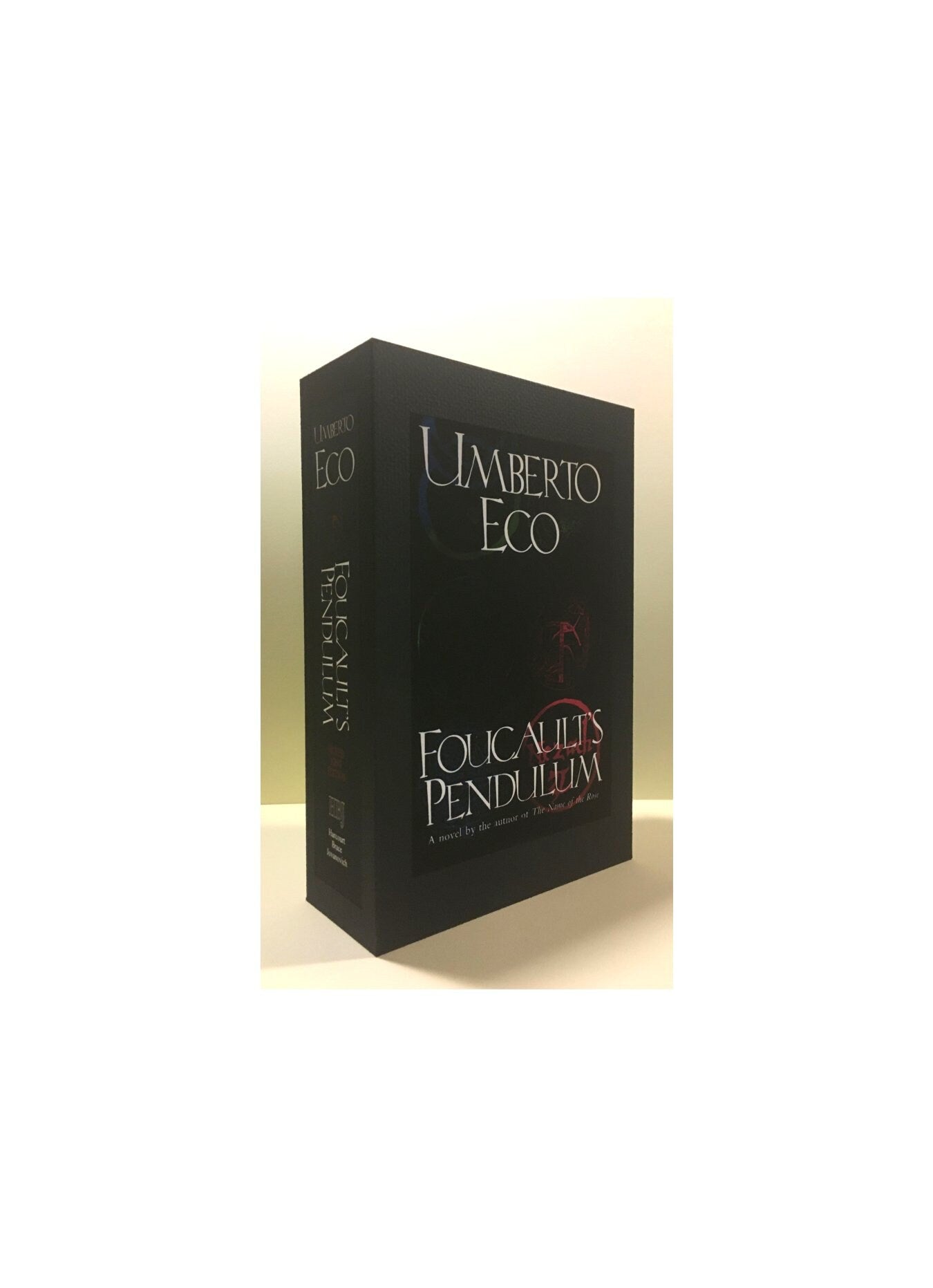 CUSTOM SLIPCASE for Umberto Eco - Foucault's Pendulum - 1st / 1st