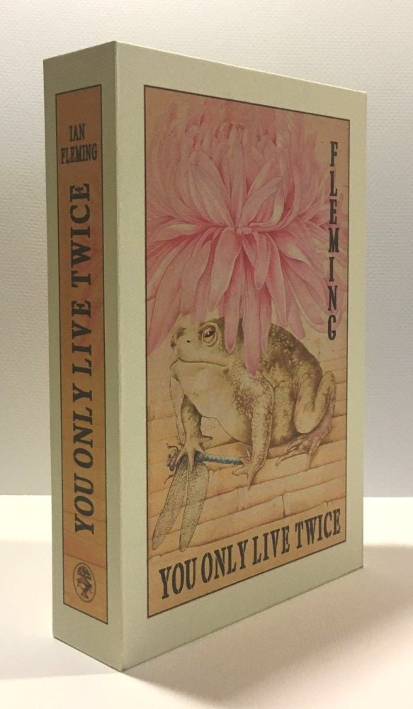 CUSTOM SLIPCASE for Ian Fleming - You Only Live Twice - 1st Edition / 1st Printing